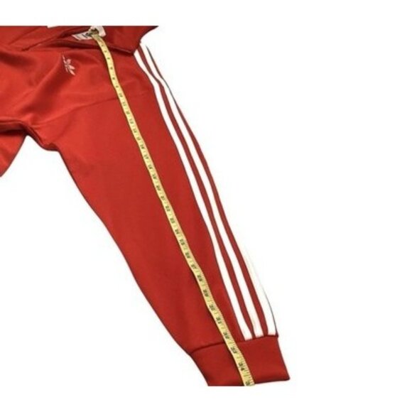 adidas Men's Adicolor Funnel Neck Track Top Better Scarlet Jacket Size Medium - Picture 4 of 5